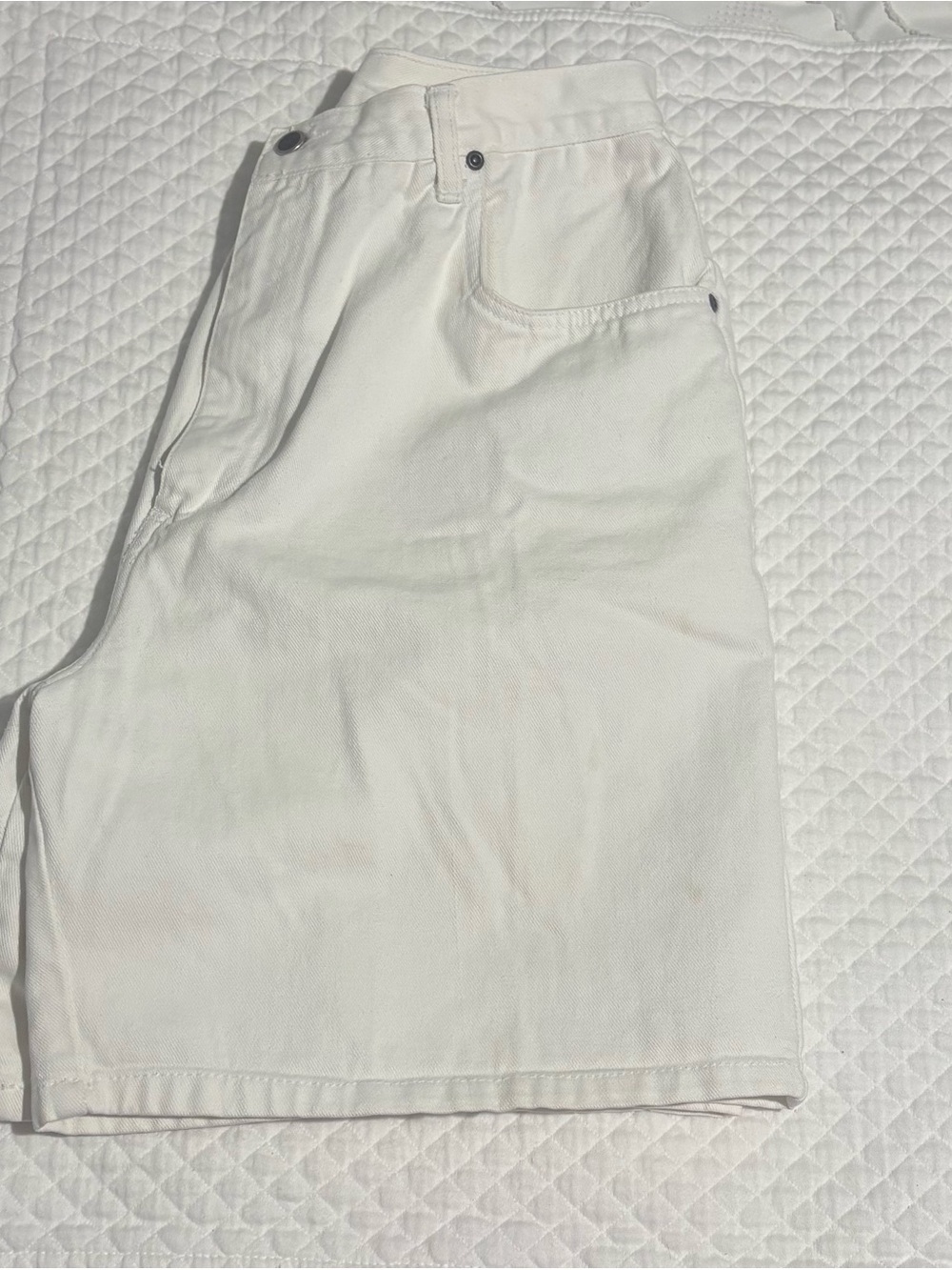 High Sierra Vintage Women’s 100% Cotton White High Rise Shorts Sz 16